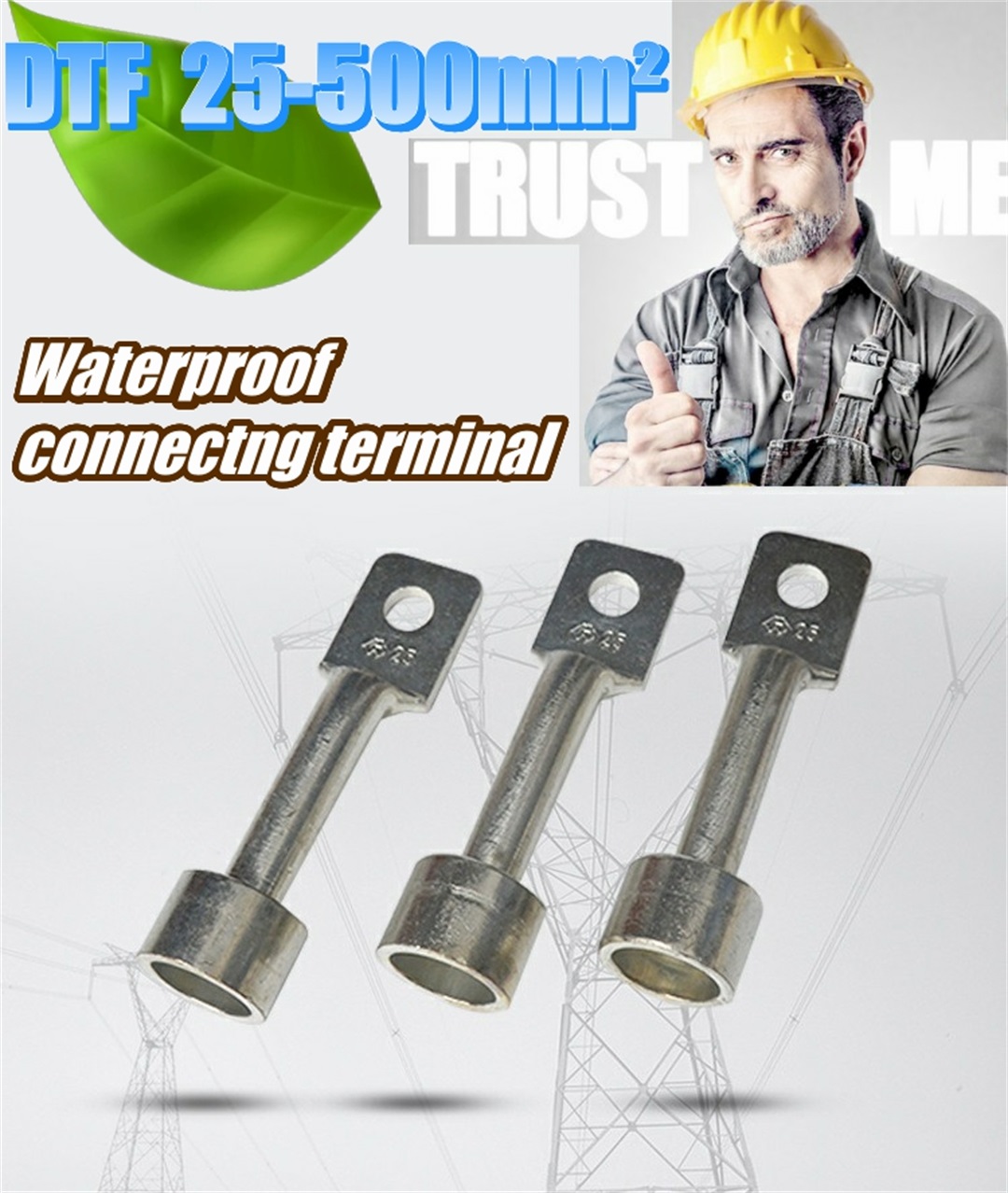 water proof copper connecting terminal